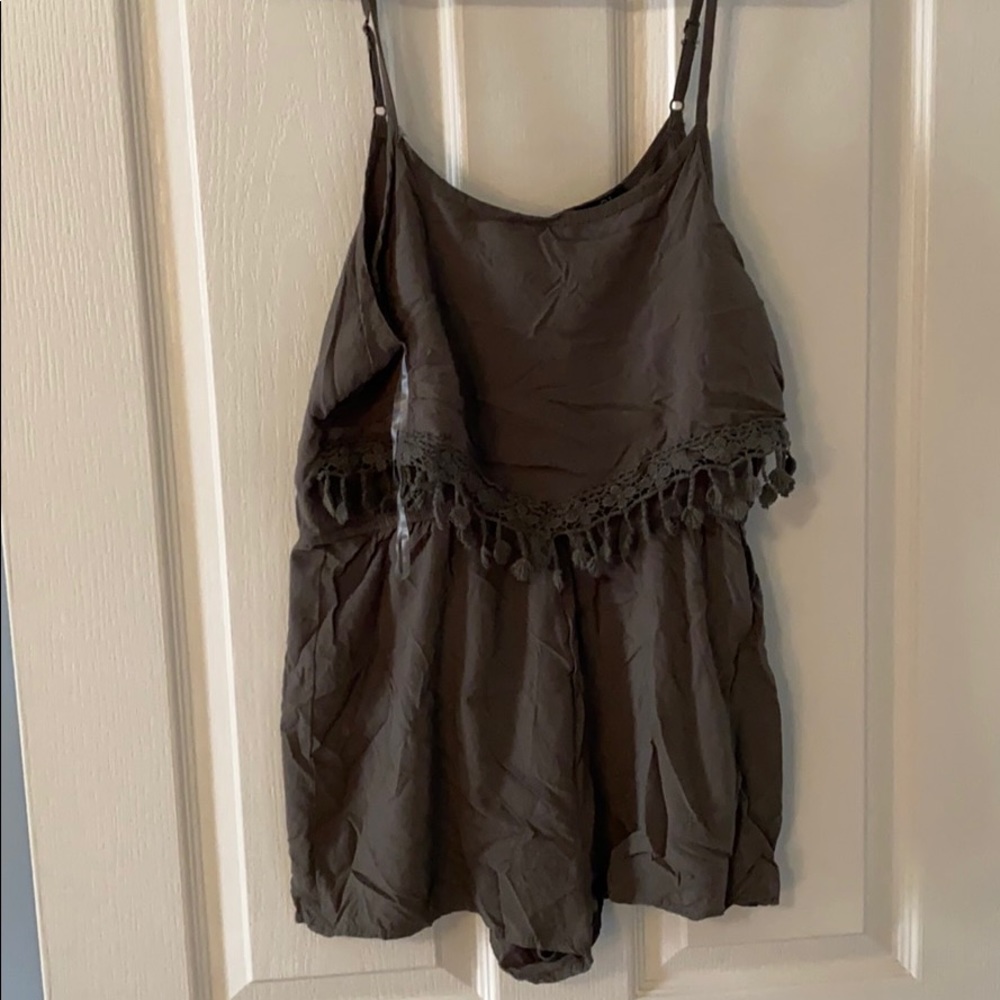 Olive Green Romper